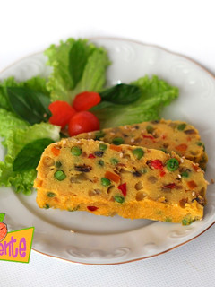 Una foto de Tofu de Garbanzos con Verduras