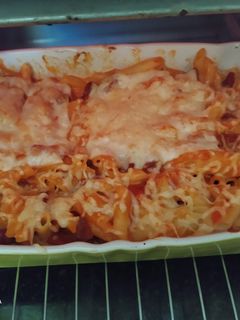 Una foto de Macarrones gratinados