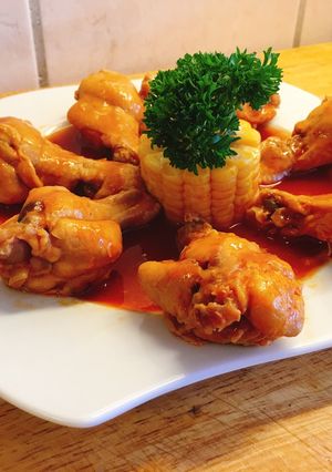 รูปของ ไก่ซอสแดง By ครัวแม่ศรีเหลี่ยม