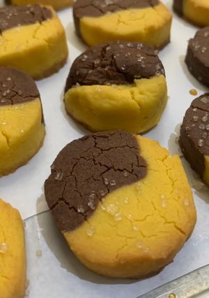 Foto resep Choco Butter Cookies Gluten Free Egg Free 4 Bahan