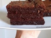 Una foto de brownies tradicional