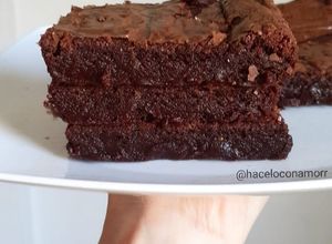 Una foto de Brownie clásico