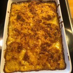 Cheesy Potato Dauphinoise A picture of Cheesy Potato Dauphinoise.