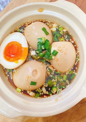Foto resep Telor marinasi ramen