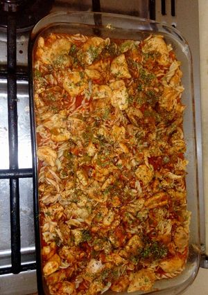 صورة لوصفة معكرونة بالخضار