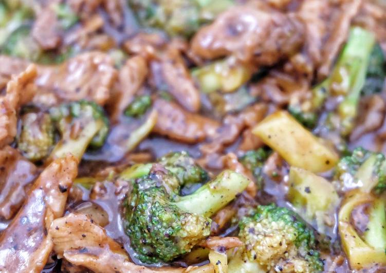 Resep Sapi Lada Hitam Cah Brokoli yang Bikin Ngiler