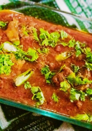 A picture of Beef pasandey.