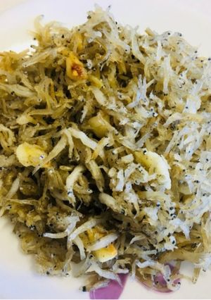 蒜煸魩仔魚 的食譜成品照片