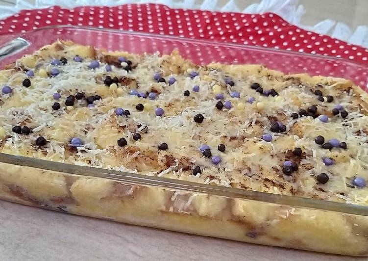 Resep masakan Puding roti panggang | Cara Buat Puding roti panggang Yang Lezat Sekali