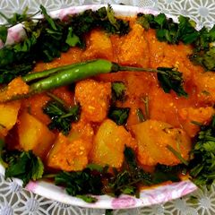 A picture of Masala Turnip Shalgum.