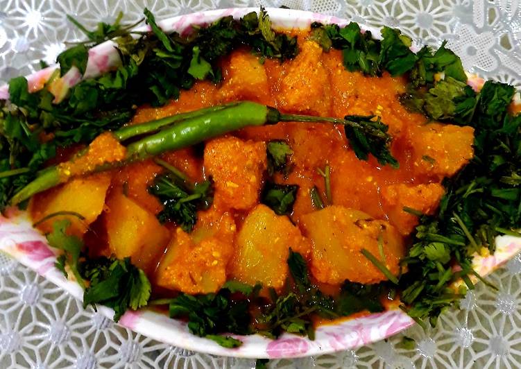 Recipe of Super Quick Homemade Masala Turnip Shalgum