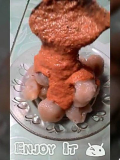 Foto resep Cilok isi ayam keju bumbu kuah kacang