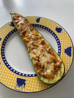 Una foto de Calabacín relleno