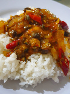 Foto resep Kerang Kupas Saus Padang @inirini25