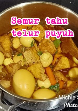 Foto resep Semur Tahu Telur Puyuh