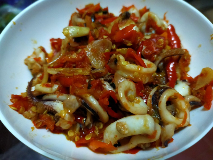  Resep membuat Sambal Cumi Pedas (Mudah Dibuat Sendiri) dijamin gurih