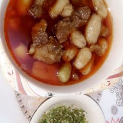A picture of Arvi gosht.