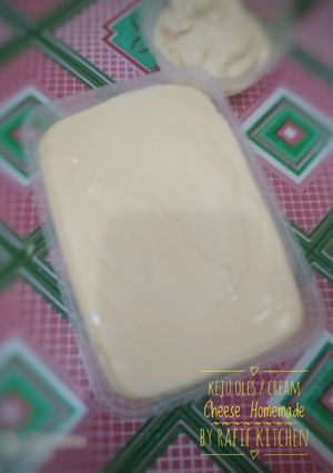 Foto resep Keju Oles / Cream Cheese Homemade