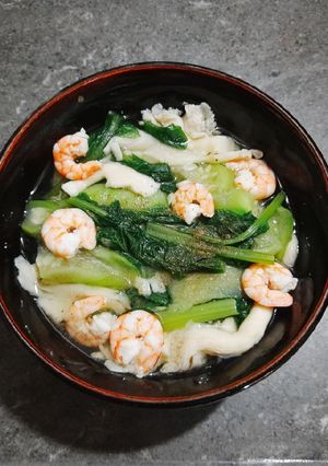 Hình của món Canh mướp nấu tôm.