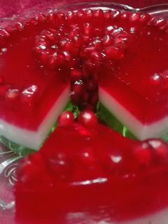 عکسی از دستور ژله هندوانه یلدایی🍉