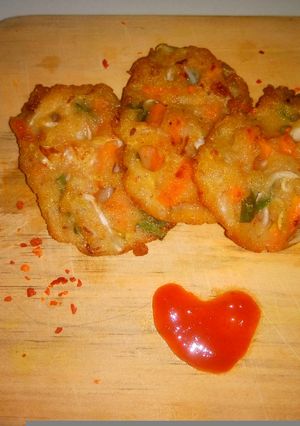 Foto resep Bakwan sayur sederhana