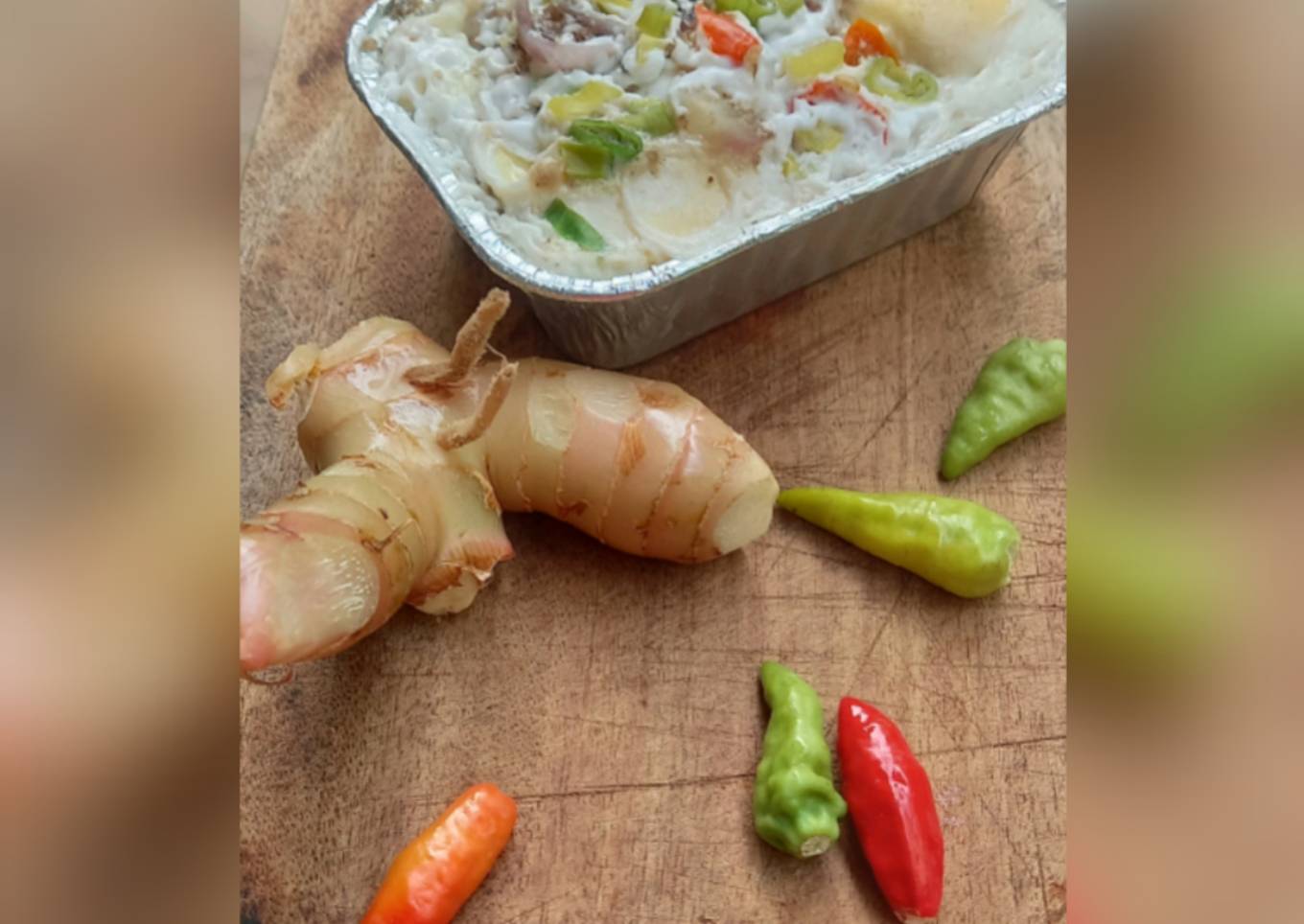 Botok telur low carb
