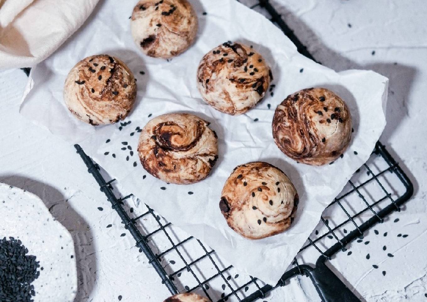 Resep Mochi Mini Buns (Mochi Bread)