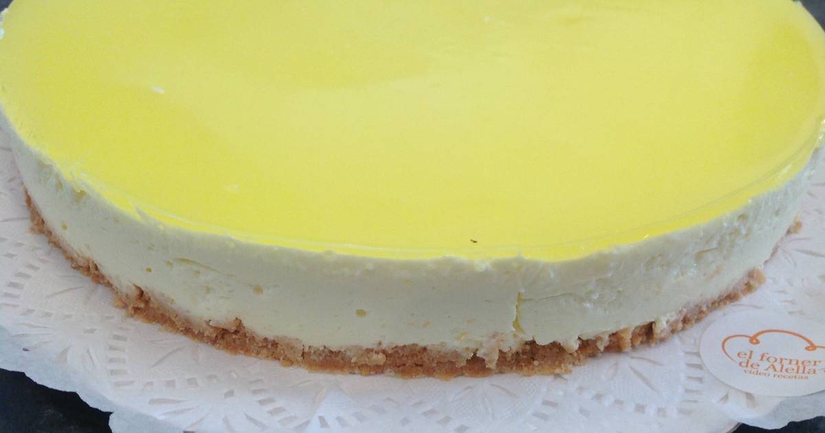 Tarta Fría De Limón Y Queso Receta De Elfornerdealella Cookpad