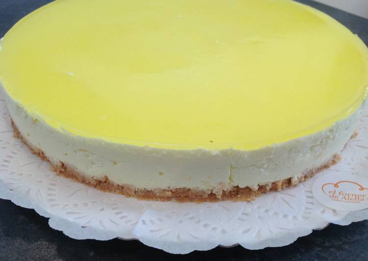 Tarta fría de limón y queso