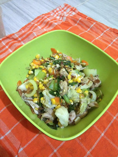Foto resep Tumis Asin Ayam Sayur