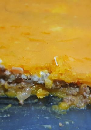 Una foto de Pastel de zapallo y carne