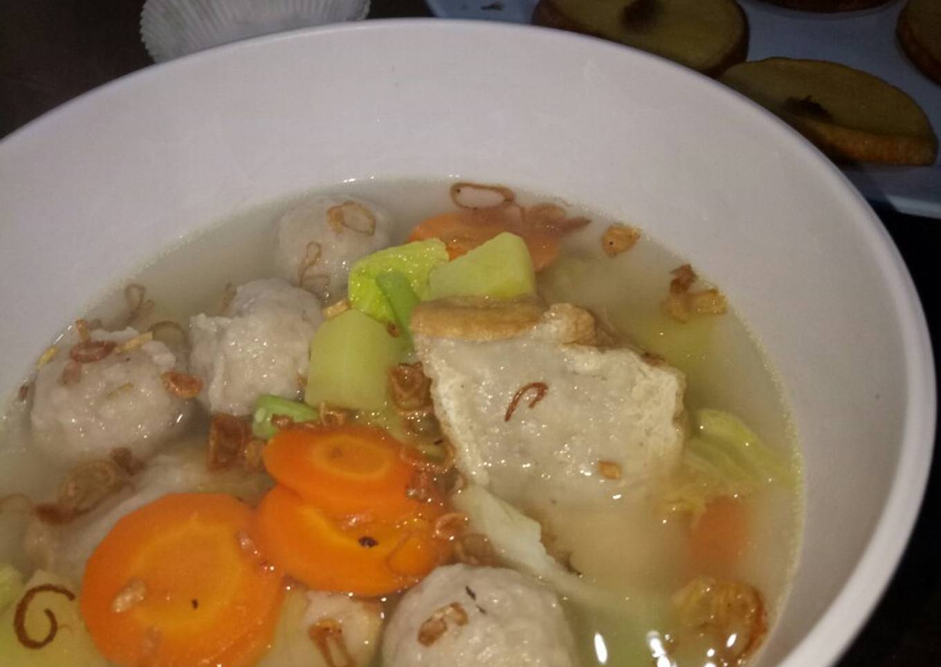 Sup bakso ayam
