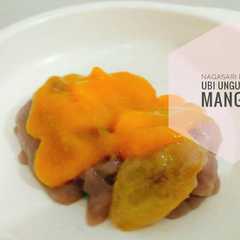 A picture of Nagasari Kurma Ubi Ungu saus Mangga (Mpasi 9+).