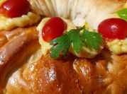 Una foto de rosca de pascua