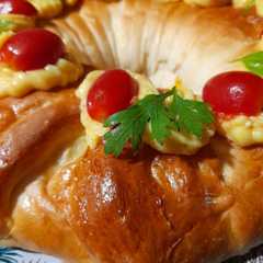 Una foto de Rosca de Pascua salada