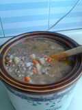 Sopa de frijol Pico Negro (ojitos negros)
