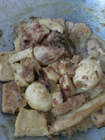Resep Opor ayam telur tahu tempe bumbu instan Yang Enak Sekali