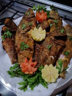 صورة لوصفة سمك مقلي