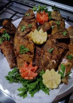 صورة لوصفة سمك مقلي