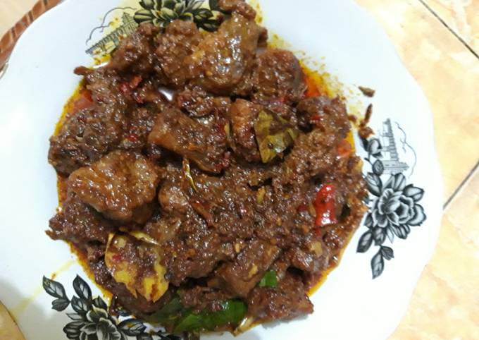 Rendang Daging Sapi Pedas