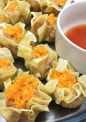 Foto resep Dim sum ayam udang