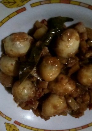 Foto resep Telur Puyuh Kentang Balado