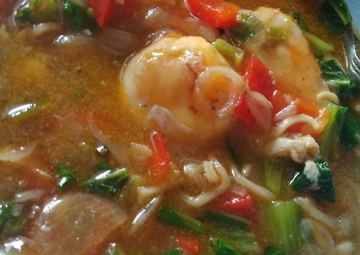Tumis Mie instan (rasa soto)
