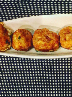 Una foto de Croquetas de papa con queso Filadelfia