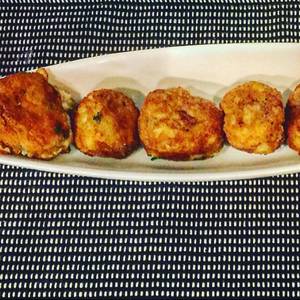 Croquetas de papa con queso Filadelfia
