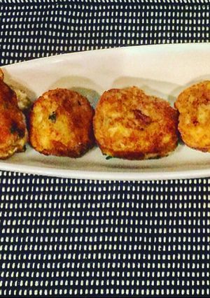 Una foto de Croquetas de papa con queso Filadelfia