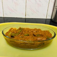 A picture of Stuffed brinjal.