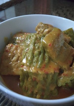 Foto resep Tumis pare santan
