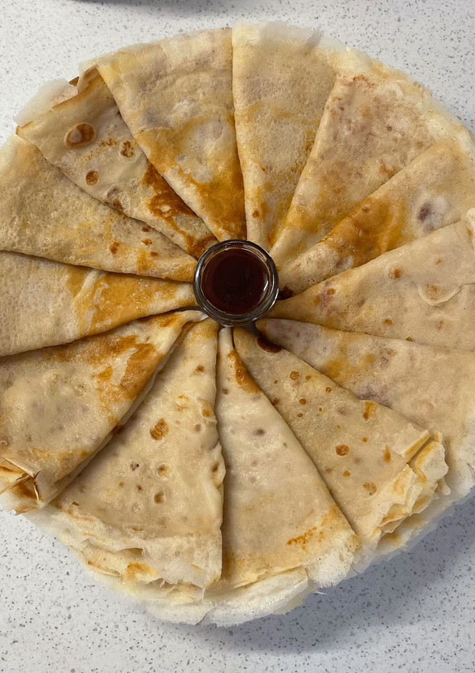 Une photo de Crêpes moelleuses aux saveurs antillaises