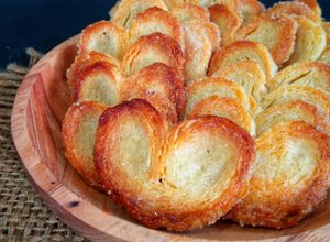 Foto resep Kue Kering Palmier / Genji (Puff Pastry)